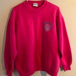 Vintage 80s Oversized Sweatshirt Hot Pink Size L Photo 0