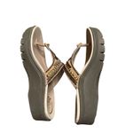 ABEO biosystem brown beaded flip flop, sandals, Mystic women's size 8 Photo 4