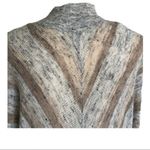 Hinge  Stripe Lightweight Open Knit Cardigan Size S Photo 3