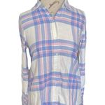 Banana Republic Womens Button Down Shirt Plaid Sz XS South Western Rodeo Soft Photo 5