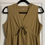 Athleta  Womens Tan Hooded Sleeveless Dress Size Small Photo 1
