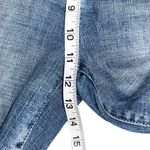 Good American  Good Waist Destroyed High Rise Cropped Jeans in Blue634 4/27 Photo 7