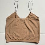 Free People NWOT Intimately Skinny Strap Cropped Cami Tank Bra Brami Brown M\L Photo 6