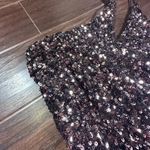 NWT ASTR The Label Sequin Rose Pink (Bronze) and Black Mini Dress Size Large Photo 5