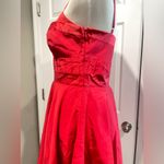 Laundry by Design  Spaghetti Strap Silk & Cotton Dress Blush Red Size Petite Sz 6 Photo 2
