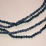 2 Elegant Blue Semi Precious Stones Beaded Boho Necklaces Photo 2