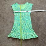 Fresh Produce Dress Women Small Midi Short Sleeve Cotton Stretch Pullover Shells Blue Photo 6