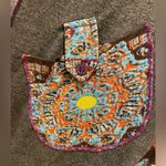 Parsley & Sage Patchwork Tunic Top/Mini Dress Gray & Orange Women’s Medium Photo 3