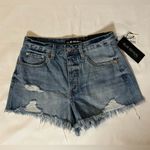 Blue Revival Organic Cotton Denim Shorts Size 26 Photo 11