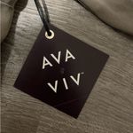 Ava & Viv  Taupe Jacket Women’s Size 1X Tan/Brown Full Zip Pockets NWT Photo 3