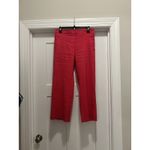 Anthropologie Cartonnier  Linen Blend Crop Wide-Leg Pant Pull-On Pink Size Small Photo 1