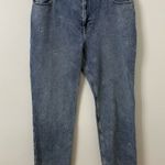 Hollister {18/34}  Ultra High Rise Dad Jean Embroidered Flower Print Jeans Photo 0