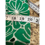 Marc New York  Green White Floral Tie Front Crop Top S Photo 4