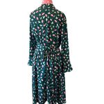 Eloquii  GREEN FLORAL WRAP DRESS size 16 Photo 1