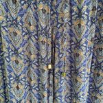 Blue Paisley, flowy pants, M Gold Size M Photo 1