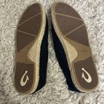 Olukai  flats size 9.5 women like new black tweed Photo 2