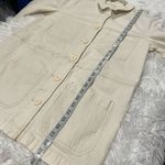 Madewell  Becker Oversized Chore Coat in Natural Seeded Herringbone White Medium Photo 4