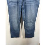 Indigo Blue Maternity Cropped jean size large 24" Inseam Photo 3