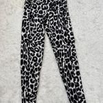 SheIn Women’s Black & White Animal Print Leggings with Side Pockets Size Small 4-6 Photo 0