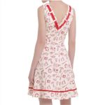 Hell Bunny Alizea Mini Dress Size S Nautical Rockabilly Swing Women's Juniors Red Photo 9