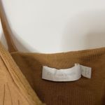 Jonathan Simkhai tan ribbed bustier eyelet cropped tank corset top medium Brown Photo 2