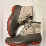 Sperry  Top-Sider Saltwater Size 7.5 Waterproof Rubber Duck Boots Ankle Booties Photo 4