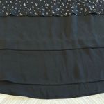 Loft Women’s Black and White Tiered Blouse Relaxed Fit - Size S Photo 1