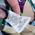 Maxine of Hollywood Maxine of Hollywood Tropical Swimsuit one piece size 16 XL Ruched Black Blue Photo 2