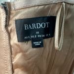 Bardot  Zendaya Mini Lace Long Sleeve Low V Neck Dress In Black Size 2 NWT Photo 9