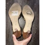 Anne Klein ‎ Women's 10M Shoe Snake Skin Leather Stiletto Pump Heel S-114 Photo 5