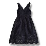 ASTR  THE LABEL dress lace sleeveless v‎ neck cocktail party evening black S Photo 6