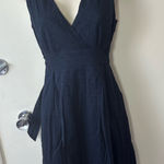 Cynthia Steffe  Navy Wrap Midi Dress Photo 0