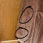 Free People Baby Dee Sheer Chiffon Lined Babydoll Mini Dress Brown Size Medium Photo 10