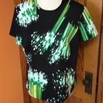 Vintage 70s bright streaks top Black Size L Photo 3
