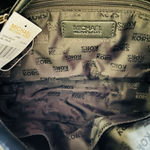 Michael Kors  Jane Black Nylon Leather Medium Shoulder Bag Photo 9