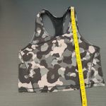 Athleta Gray Unpadded Racerback Camo Printed Sports Bra Women's Size Medium Photo 5