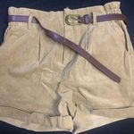 Cider Women’s Corduroy Camel Shorts NWT SZ M Photo 0