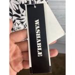 Perceptions Dress Womens 16 Black White Floral Short Sleeves V Neck Knit NEW $60 Photo 10