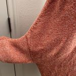 CAbi #3011 Foldover Cowl Neck Short Sleeve Sweater | Orange Pumpkin Spice Photo 5