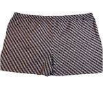 Nike Women Purple/White/Gray Drawstring Workout Roomy Jogging Trendy Shorts L # Photo 2