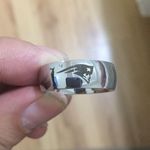 Silver Arc New England Patriots Ring Photo 3