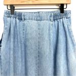 Vintage 100% Cotton Denim Jean Skirt Midi Sz 12 By Nancy Bolen For City Girl Photo 3