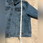 Jou Jou Jean Jacket Size Small Denim Blue Cropped Photo 3