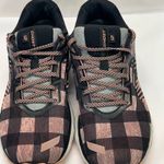 Brooks GHOST 12 RUNNING SNEAKERS 10.5 BLACK/CORAL PLAID FLANNEL LIMITED ED Photo 1