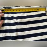 The Limited  Women’s midi Striped Pencil Skirt Navy Blue and White Stipes 0 Photo 1