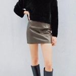 ZARA NWT FAUX FUR TEXTURED SWEATSHIRT BLACK SMALL Photo 1