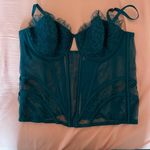 Victoria's Secret Green Lingerie Corset  Photo 0