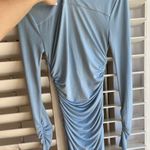 House Of CB  Blue “deana” Ruched Dress XS Photo 7