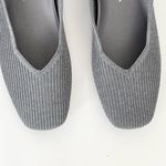 Vivaia square toe V cut Margot flats Rich grey 39 US 8 Gray Photo 8