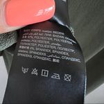 Bebe NWT  Woven Asymmetrical Green Maxi Tunic Top Exposed Zipper Medium Photo 9